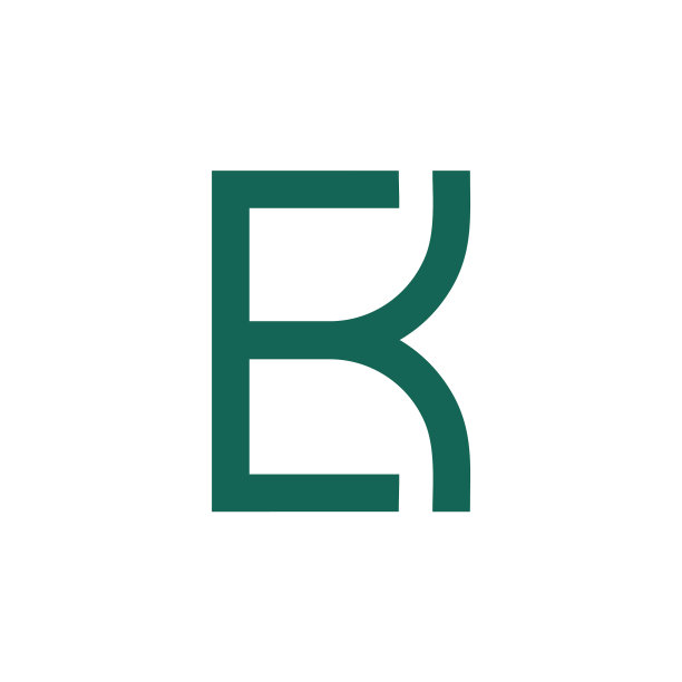 字母ek几何线条标志图片下载