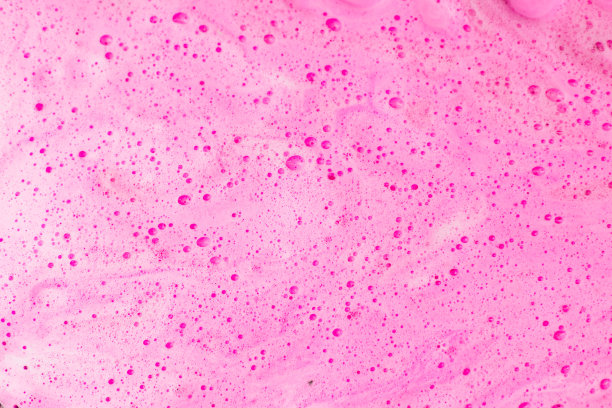 粉红色的肥皂泡沫，泡沫背景纹理，平铺，俯视图图片下载