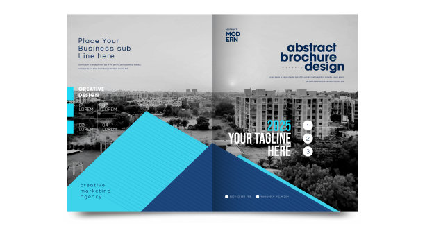 商务传单设计模板图片下载