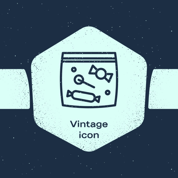 Grunge线糖果包装糖果图标图片下载