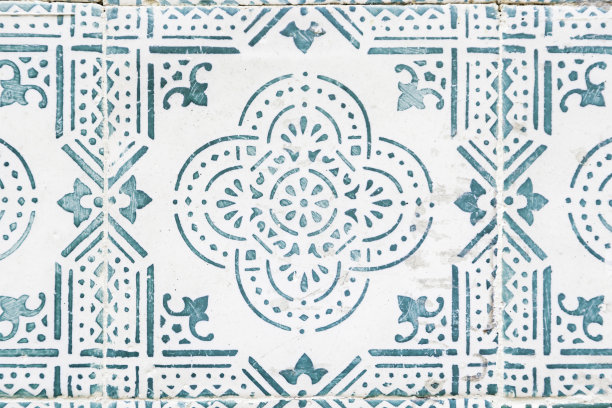 墙上的瓷砖是典型的里斯本风格图片下载
