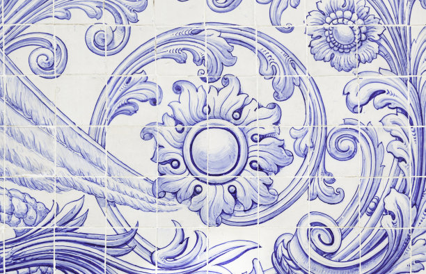 典型的旧里斯本瓷砖图片下载