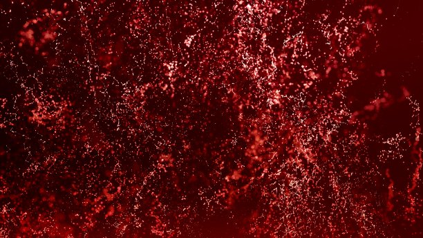 摘要红色粒子横幅背景图片下载