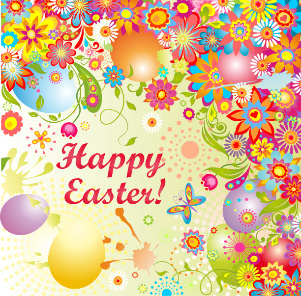 复活节问候用彩蛋图片下载