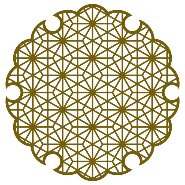 日本风格的樱花与图案图片下载