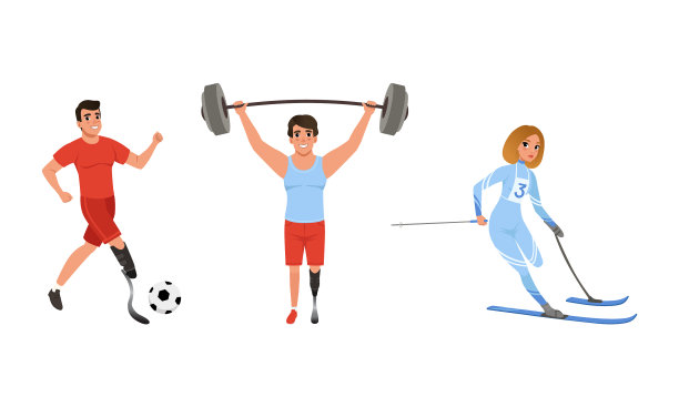 残疾运动员参加体育活动的背景是年轻人和图片下载