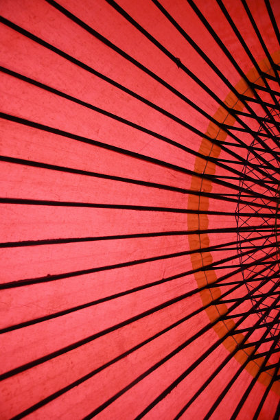 传统的日本雨伞用于装饰图片下载