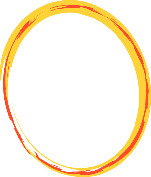 五颜六色的垃圾垃圾圆形轮廓抽象图片下载