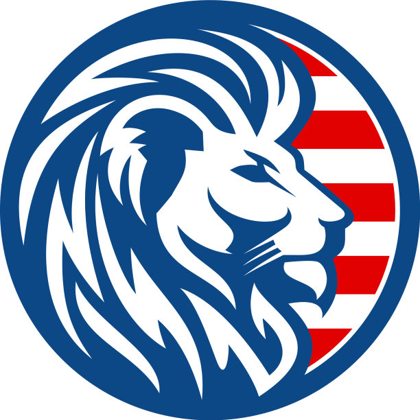 狮头标志设计模板图片下载