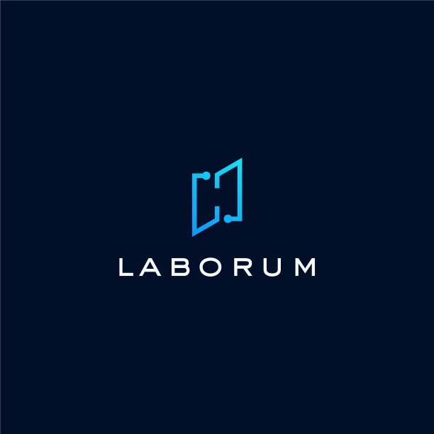 字母h技术标志设计模板图片下载