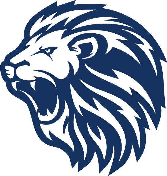狮头标志设计模板图片下载