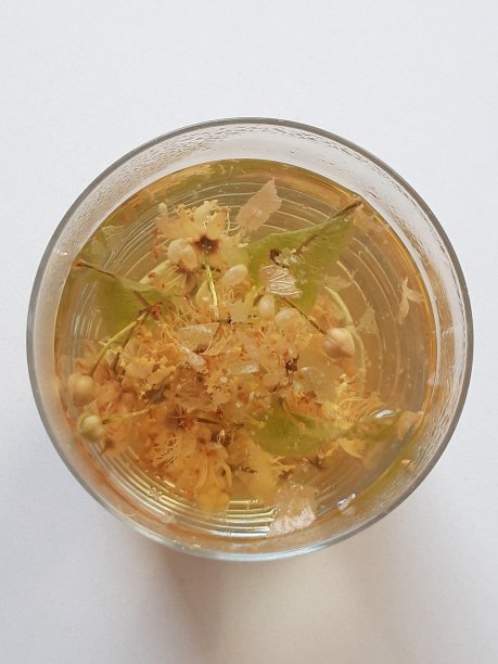 由干菩提花制成的茶图片下载