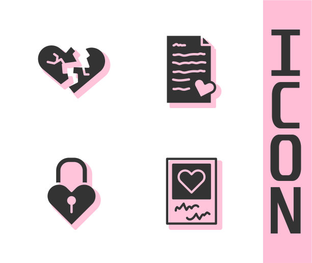 设置相框和心碎或离婚图片下载