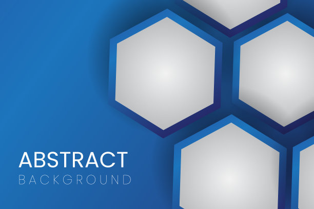抽象六边形背景多边形几何图片下载