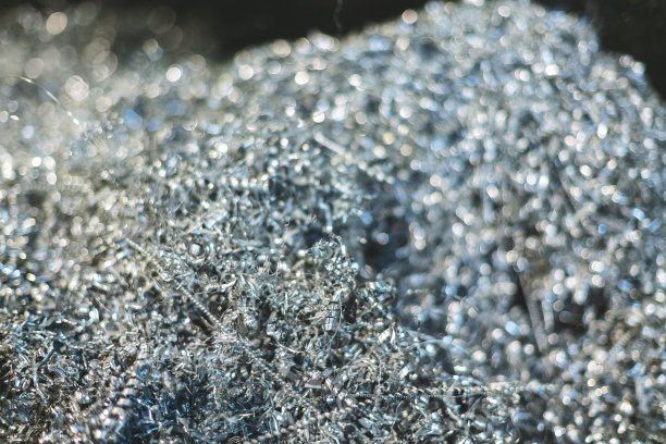 回收材料铝和不锈钢废金属照片系列图片下载