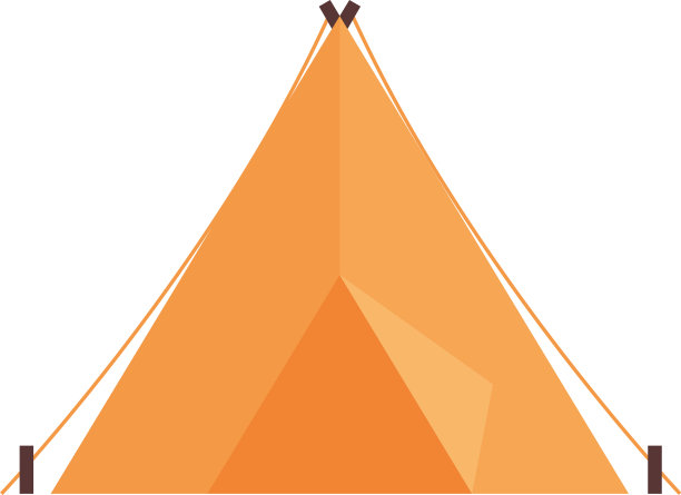 帐篷露营图标图片下载