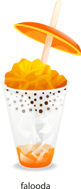 Falooda是起源于印度的一种冷甜点图片下载