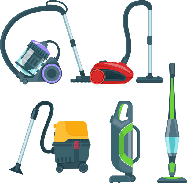 真空吸尘器设备卡通套洗涤图片下载