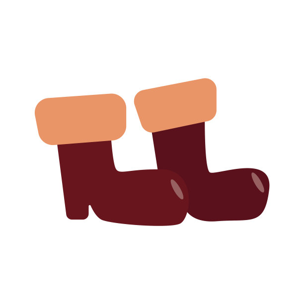 可爱的橡皮靴卡通孤立狩猎图片下载