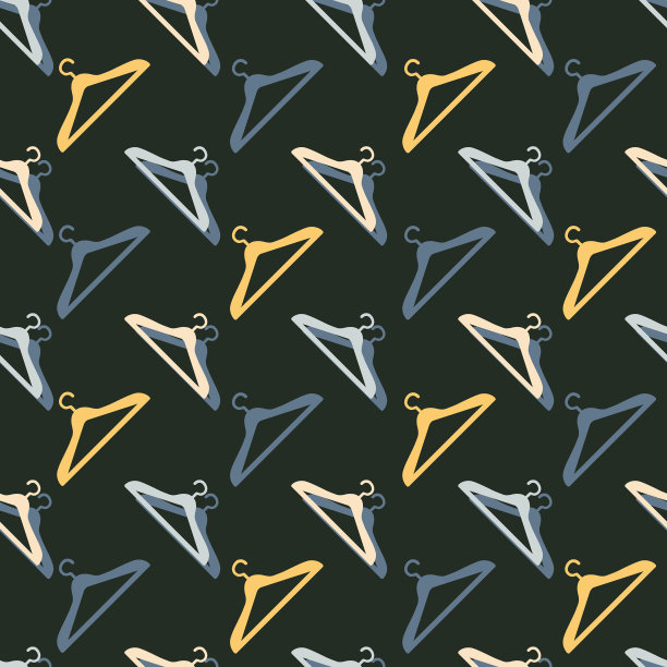 抽象无缝图案与白黄相间图片下载