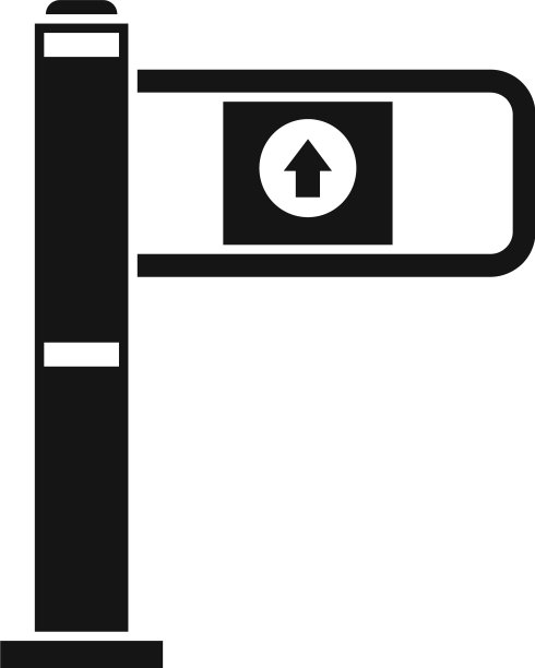 大门转门图标风格简单图片下载