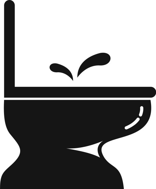 淋浴坐浴盆图标简单的风格图片下载