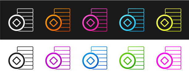 设置人民币货币符号图标孤立上图片下载