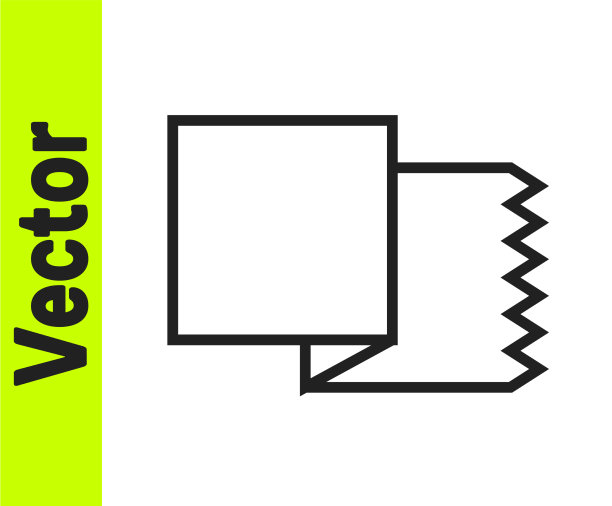 黑色线条的织物辊子被隔离图片下载