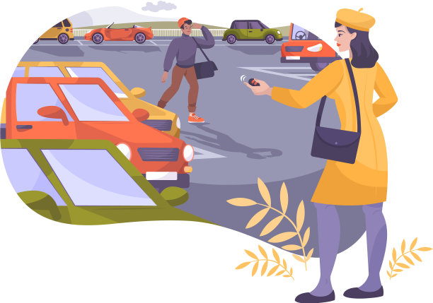 停车场平面构成图片下载