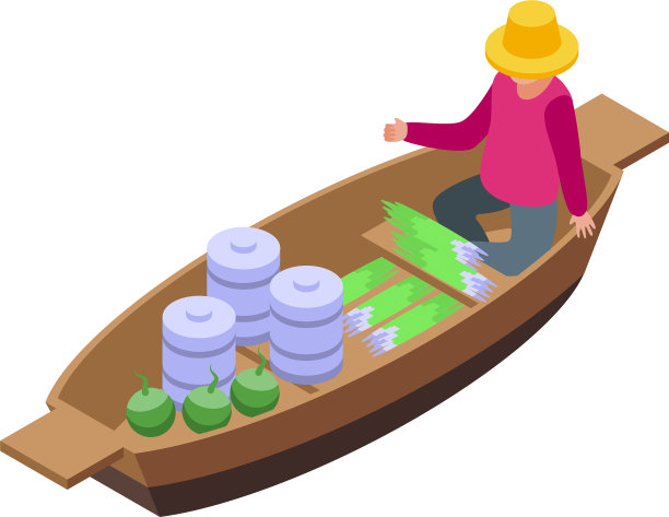 本地浮动市场图标等距风格图片下载