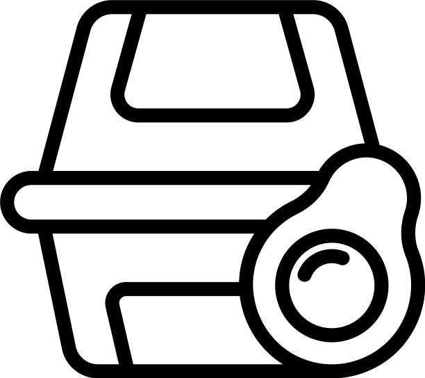 健康午餐图标轮廓风格图片下载