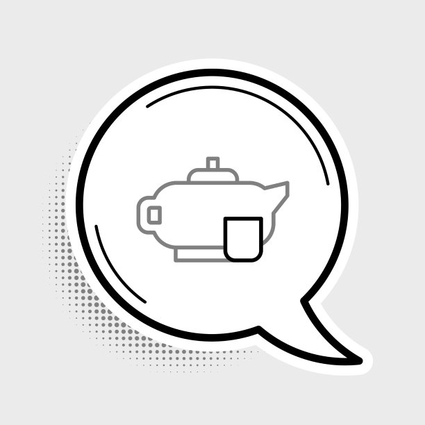 行传统茶道icon孤立上图片下载