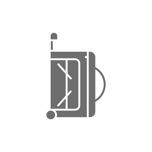 冰球运动包灰色图标孤立在白色图片下载