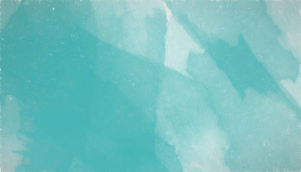 蓝色水彩。单色。圣诞艺术背景。图片下载