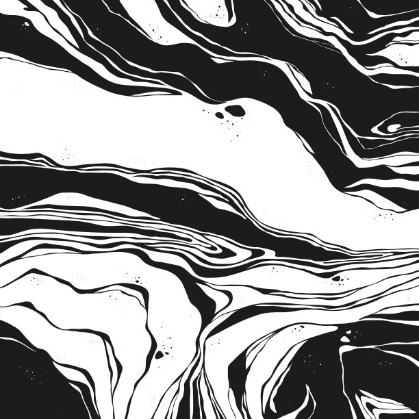 抽象背景木星表面手绘图片下载