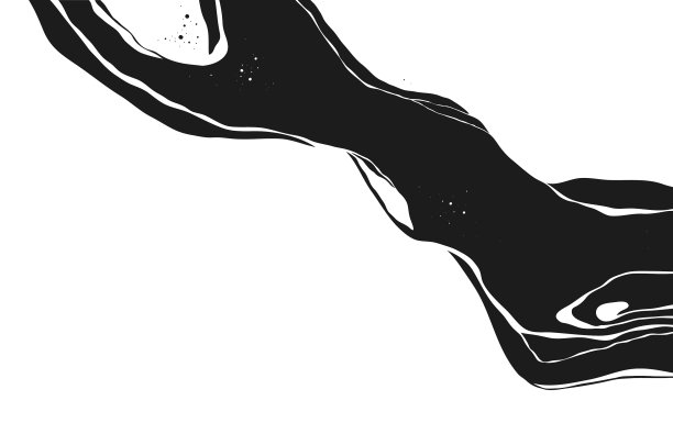 抽象背景木星表面手绘图片下载