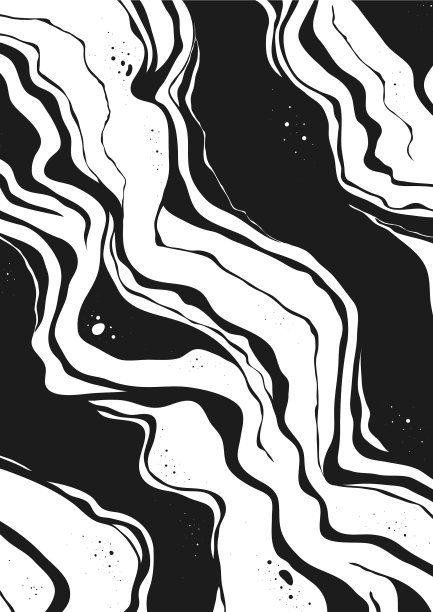 抽象背景木星表面手绘图片下载