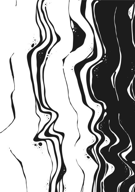 抽象背景木星表面手绘图片下载