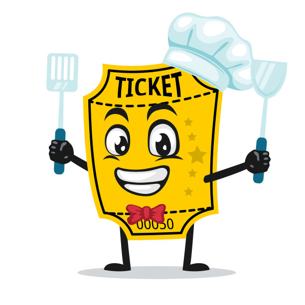 门票吉祥物或人物图片下载