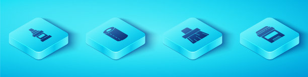 设置等距漱口水瓶纸巾卷图片下载