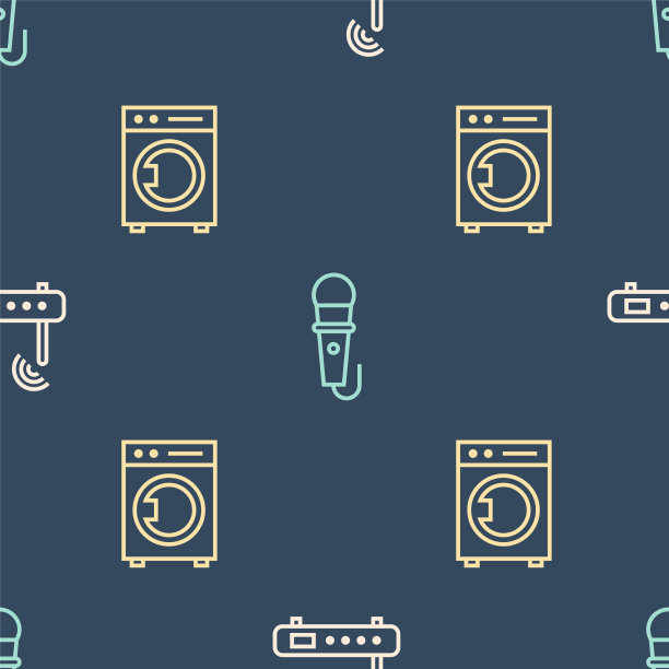 设置线路路由器和无线信号清洗器图片下载