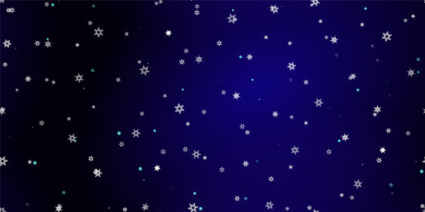 飘落的雪花无缝图案飞雪图片下载