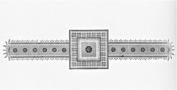 设计华丽的维多利亚风格的格子和星爆图案图片下载