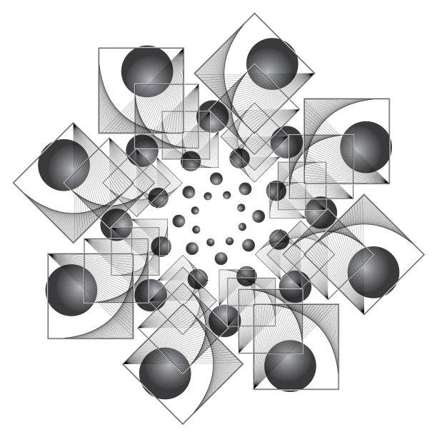 用矩形和抽象绘制背景图片下载