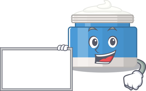 卡通人物设计润肤霜图片下载