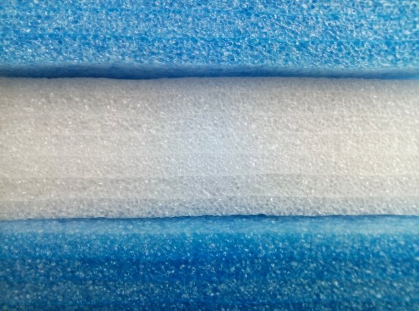 矩形蓝白合成泡沫纹理图片下载