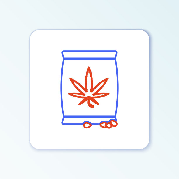在袋子里放大麻或大麻种子图片下载