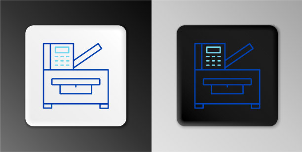 线路办公多功能打印机复印机图片下载