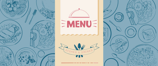 餐厅的菜单模板图片下载