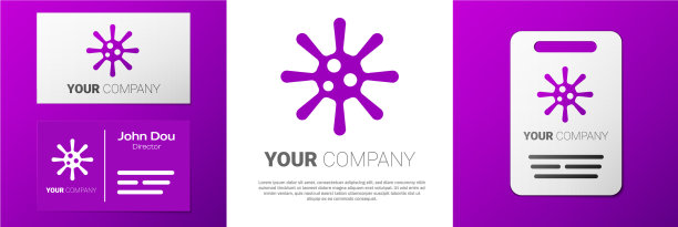 标志型细菌图标孤立在白色图片下载